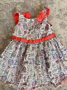 Cherokee Coral Sundress with Print